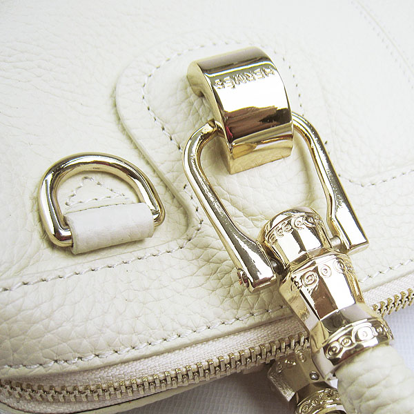 Fake Hermes New Arrival Double-duty leather handbag Off-White 60669 - Click Image to Close